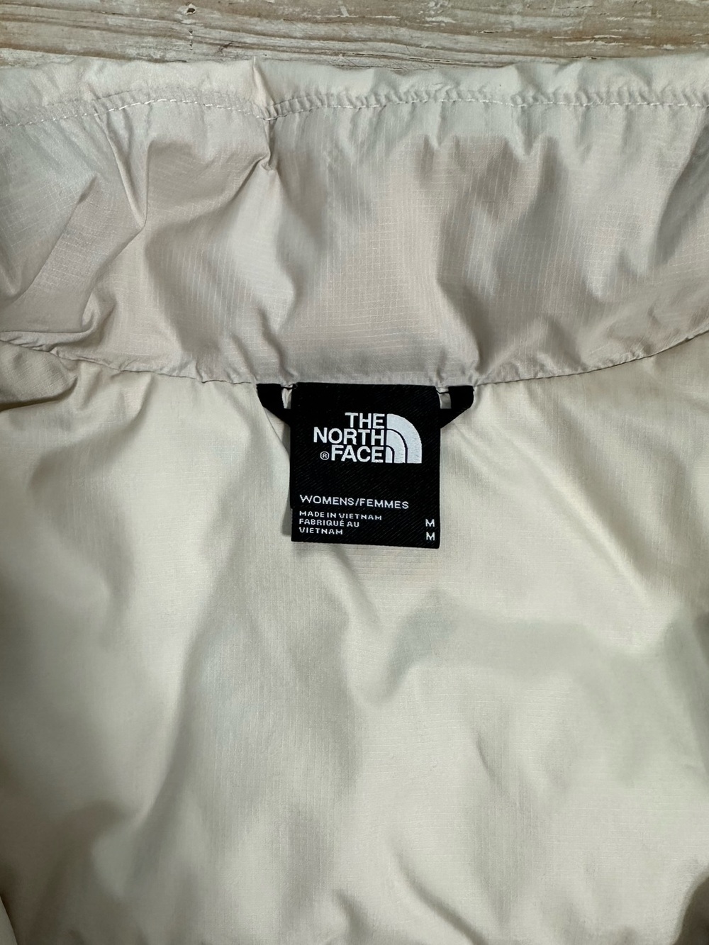 The North Face Women’s Minoqua Goose Down Puffer Jacket Off White Sz M - Picture 7 of 11